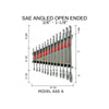 SAE Angled Open Ended 1/4" to 1-1/8" Model Number: AAS A - Wrench Holder